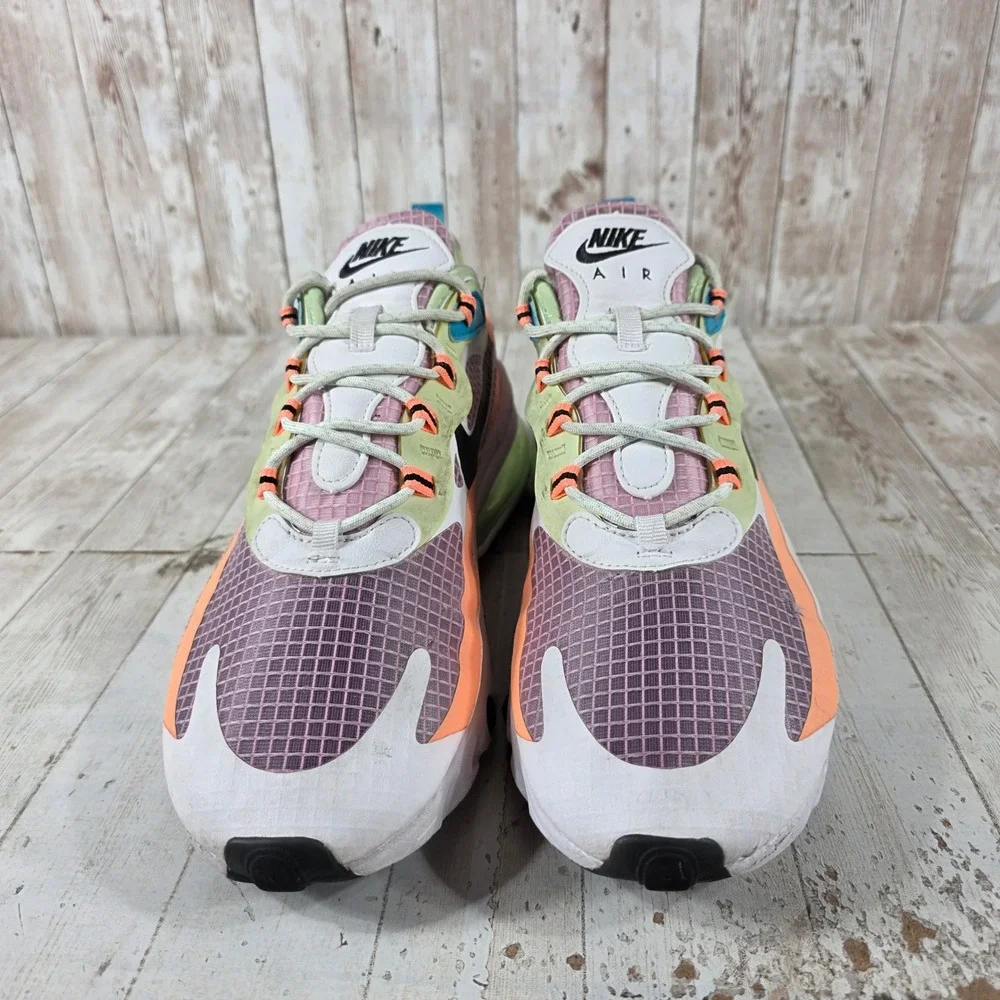 Nike Air Max 270 React Womens 11.5 Oracle Aqua Ghost Green CJ0620-600
